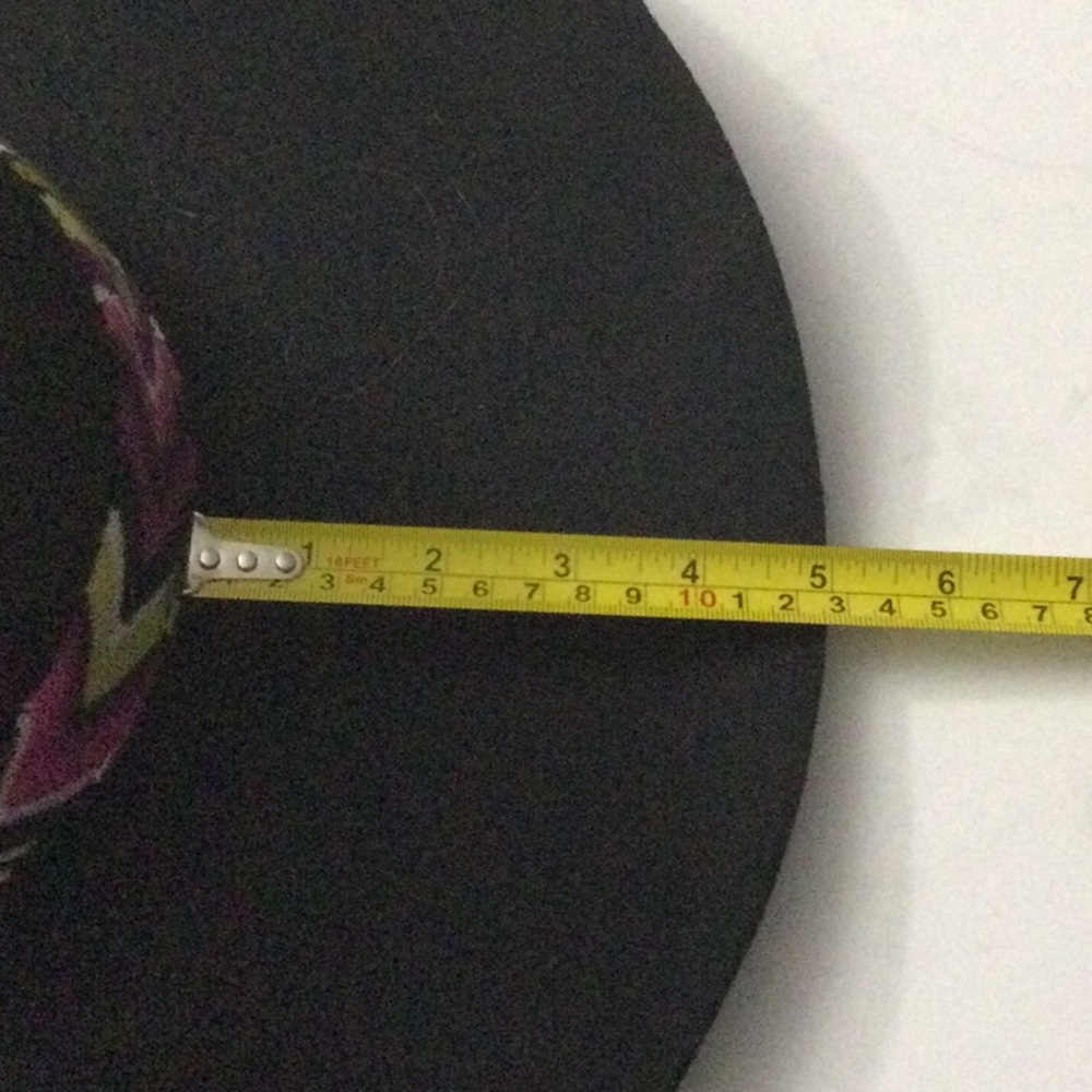 Missoni for Target Black 100% Wool Flop Hat Worn Once - Picture 7 of 7
